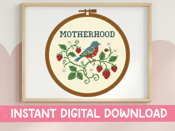 Motherhood Cross Stitch Hoop SVG Review for Real Projects