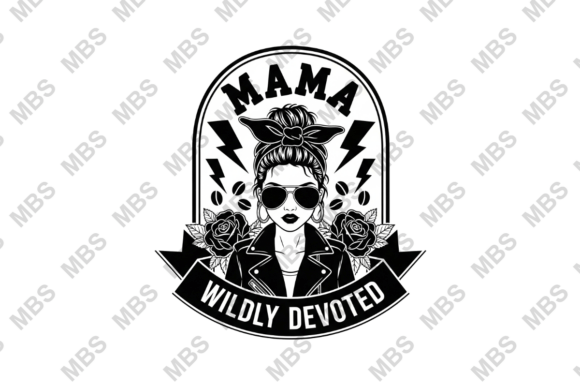 Wildly Devoted Rockstar Mama PNG SVG: A Designer’s Perspective